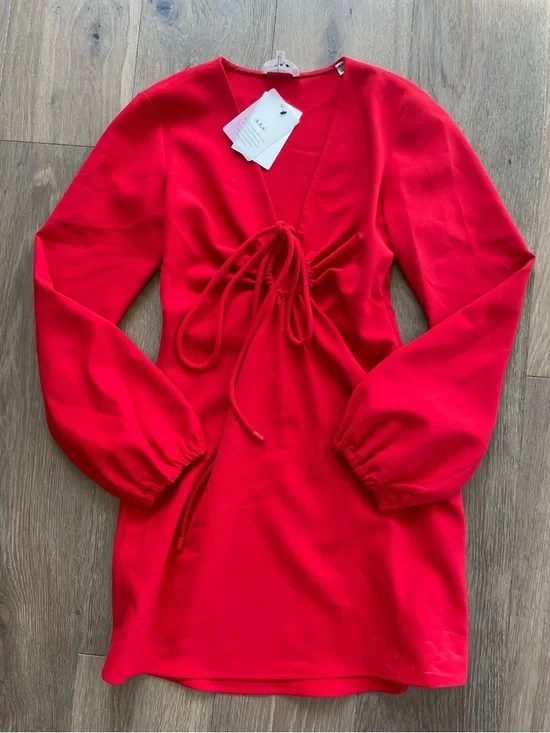 A.L.C. Leslie Dress - Garnet - Picture 4 of 15